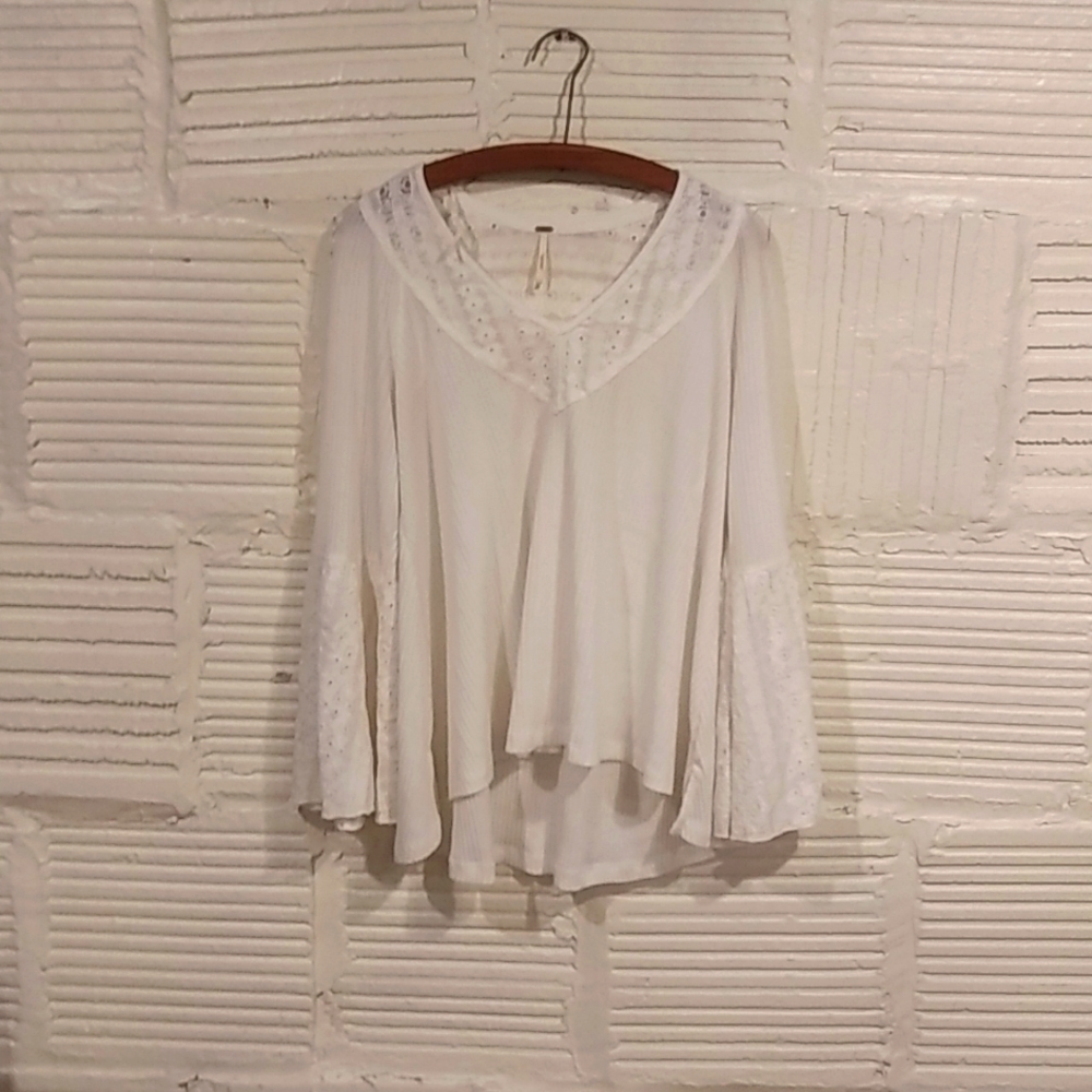 Free People Boho shirt long sleeved size small